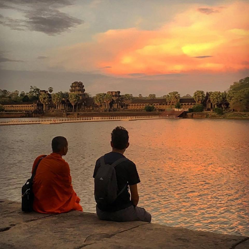 Angkor wat gün batımı 